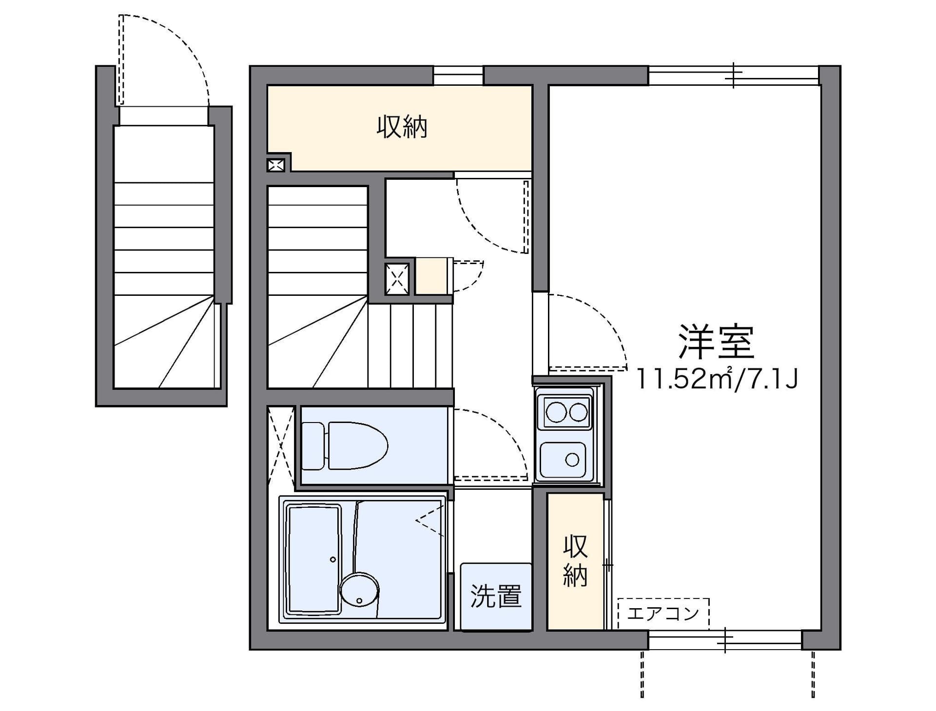 Preview floorplan of LEONEXT Ciel Blue Totsuka