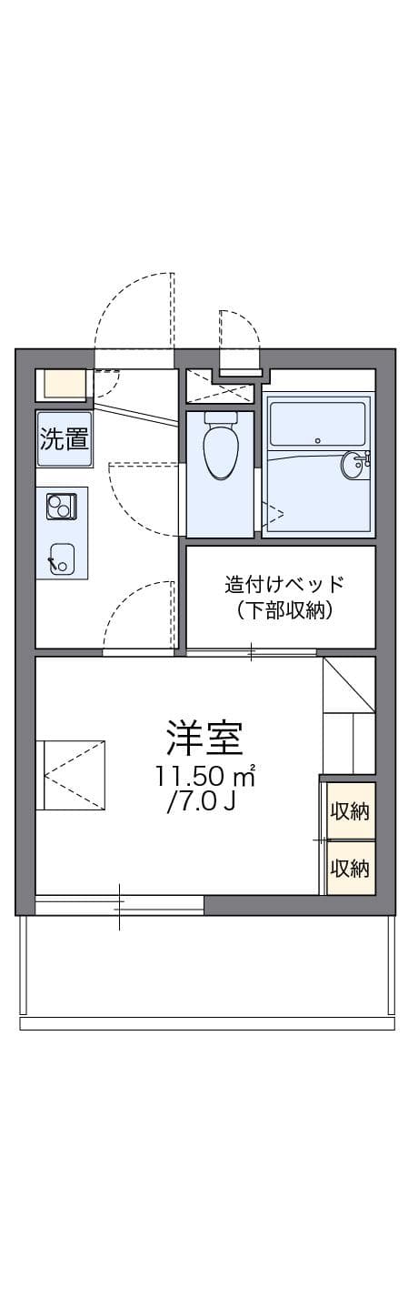 Preview floorplan of leopalace Pluspa Hirata