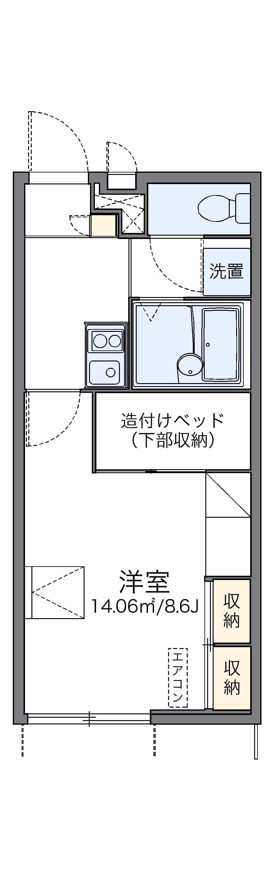 Preview floorplan of leopalace Kamishizu