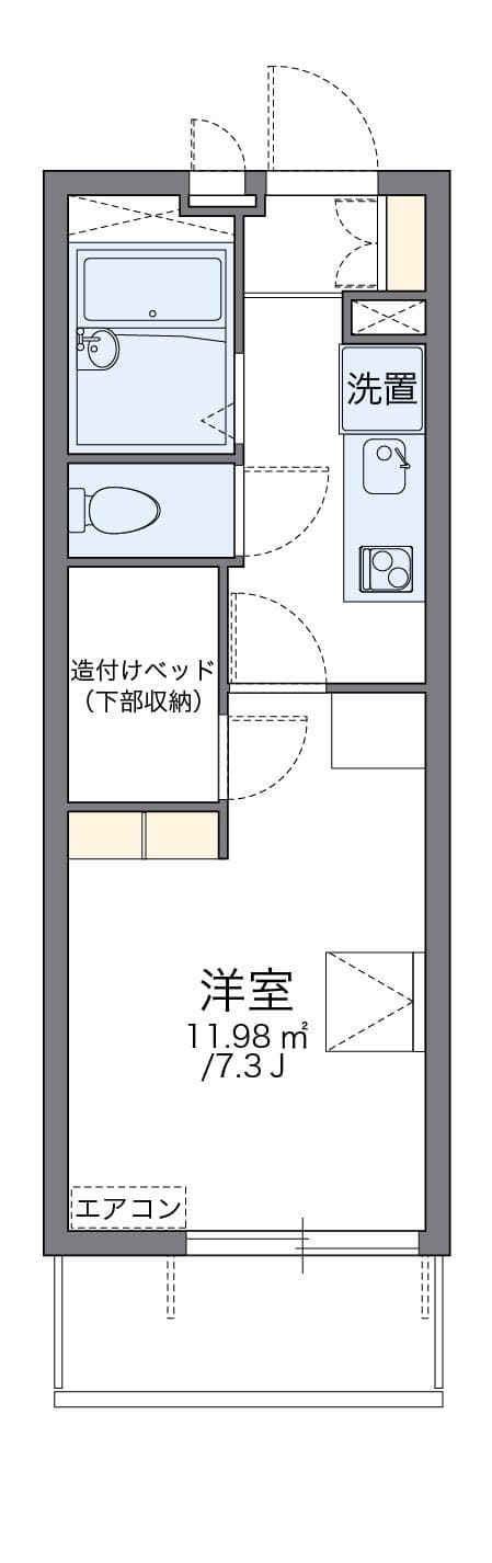 Preview floorplan of leopalace Nakamuneoka Due