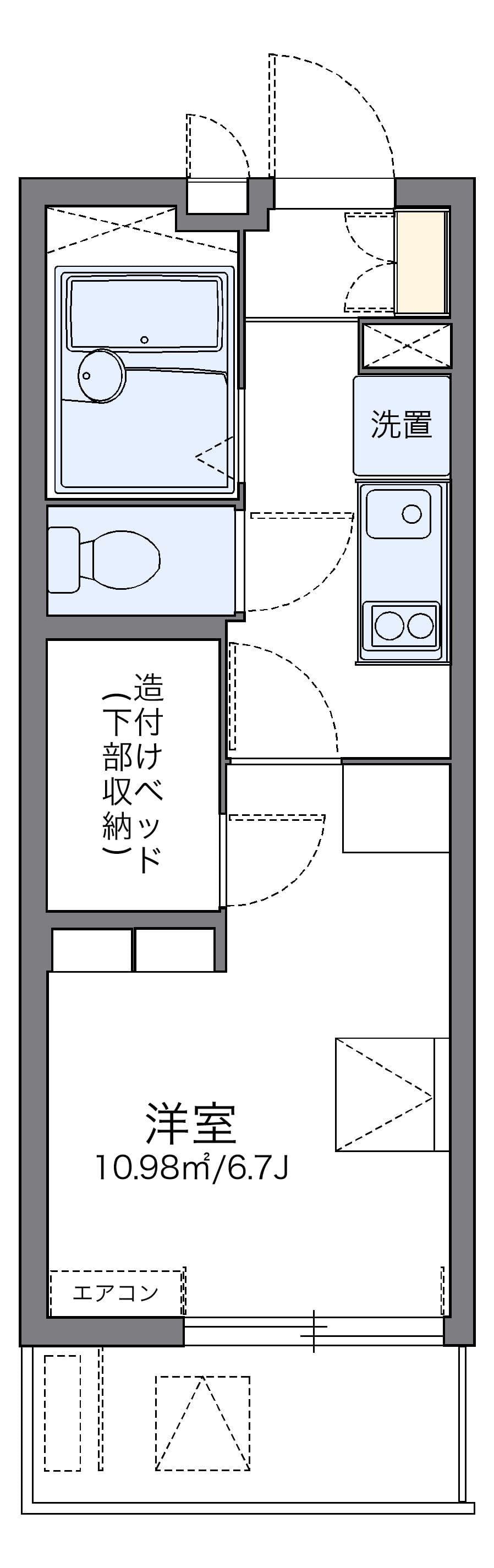 Preview floorplan of leopalace Hi Wood Nakahira