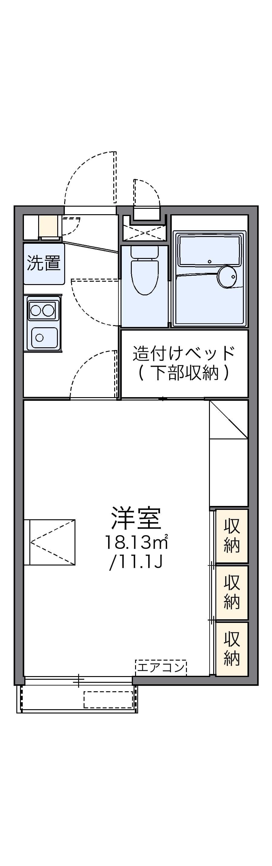 Preview floorplan of leopalace Bihaku
