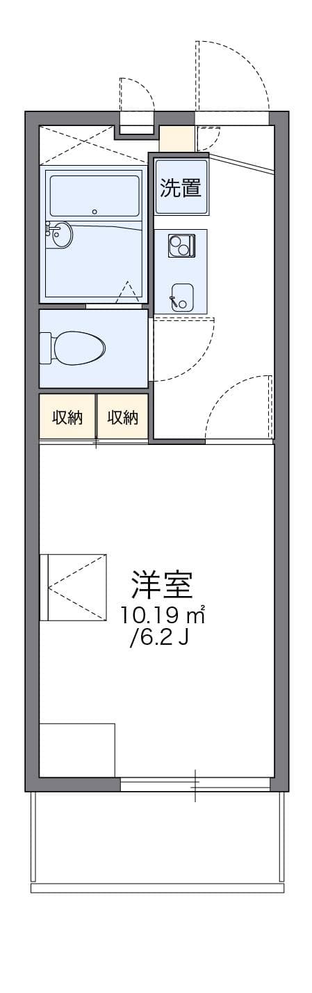 Preview floorplan of leopalace Fuji