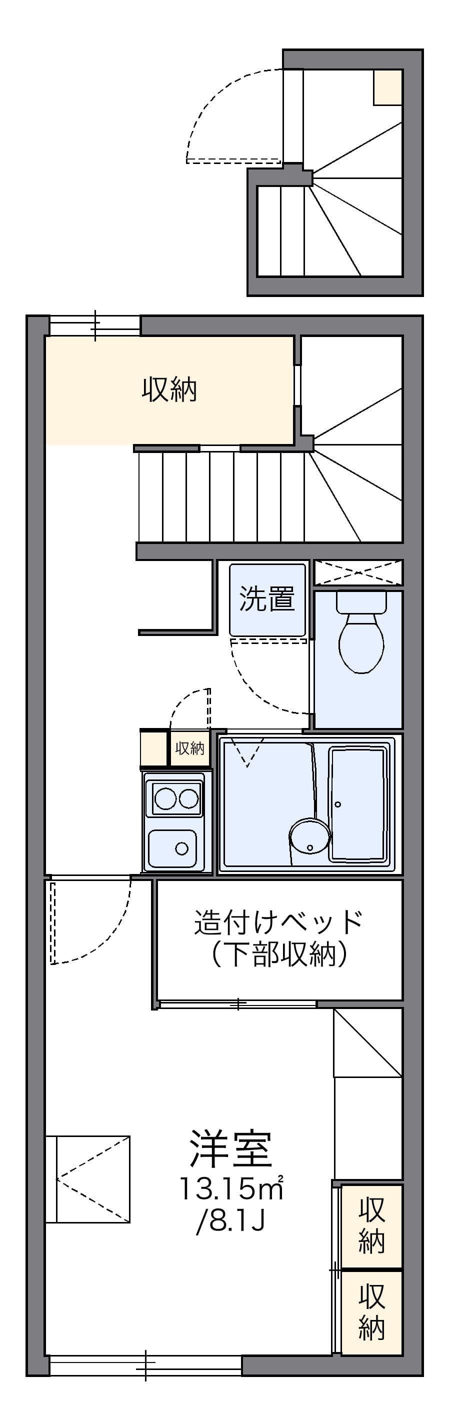 Preview floorplan of leopalace Bodaiji