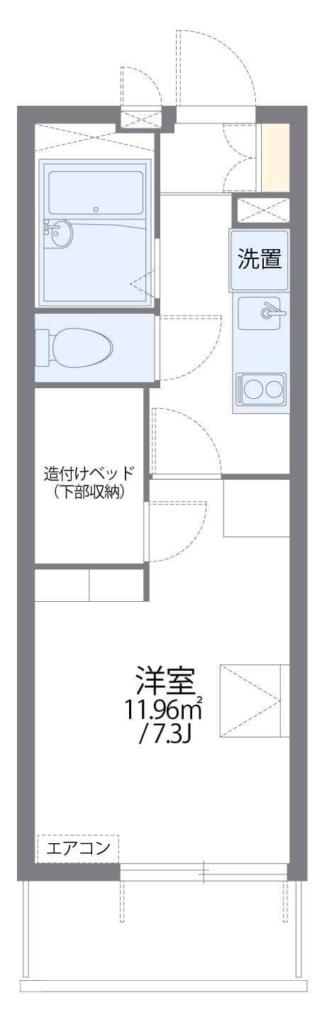 Preview floorplan of leopalace Minami Ichiban