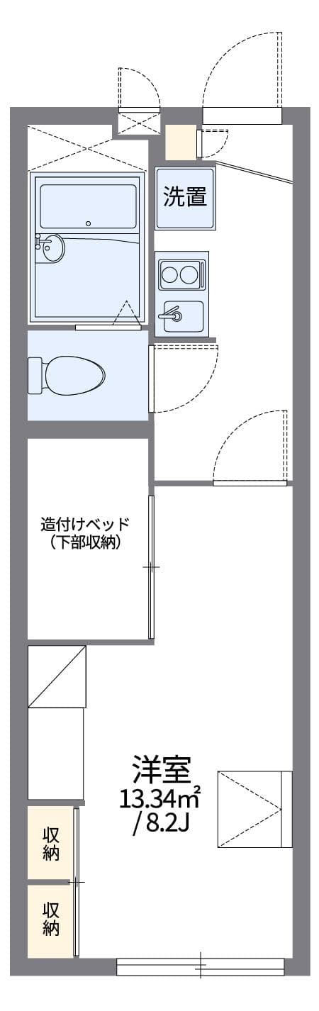 Preview floorplan of leopalace Kinmokusei