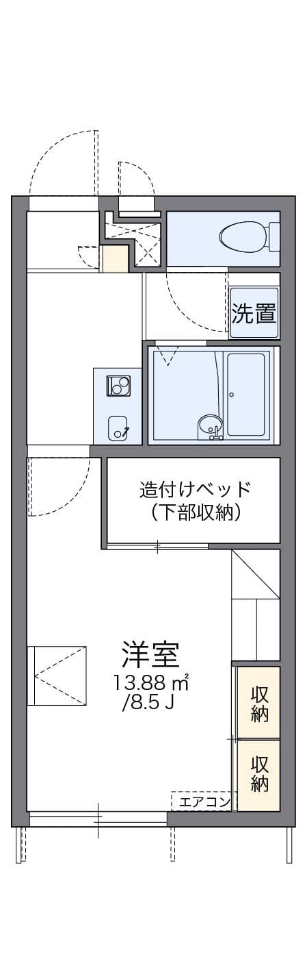 Preview floorplan of leopalace SYOKAKU