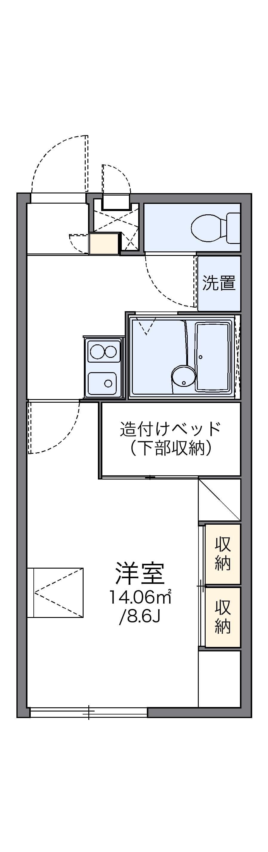 Preview floorplan of leopalace Takuya I