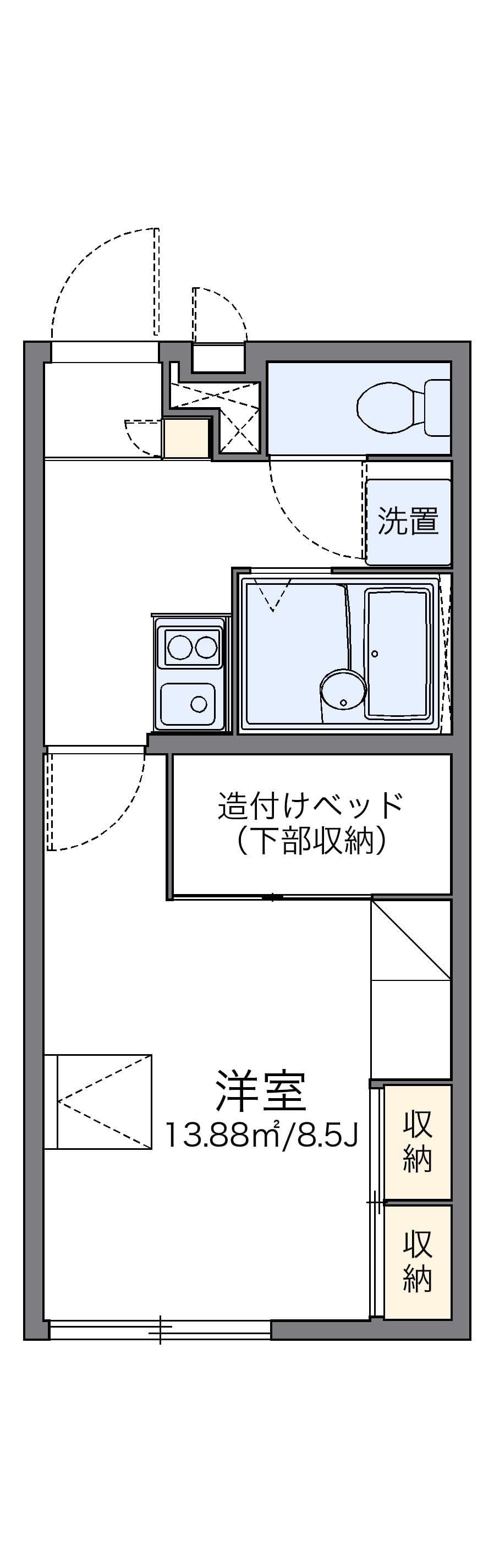 Preview floorplan of leopalace Yuzuki