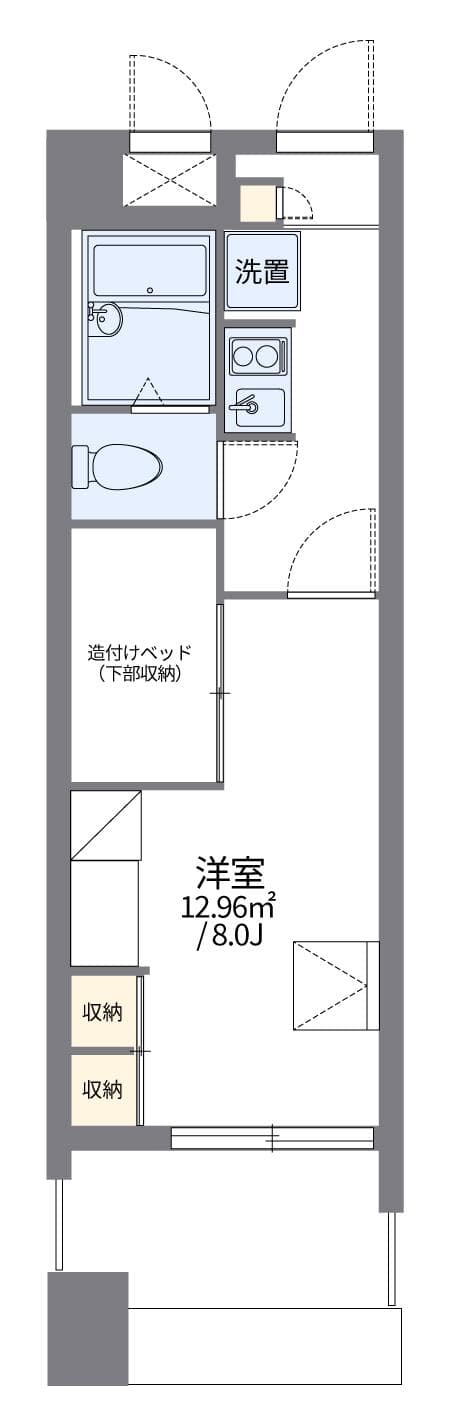 Preview floorplan of leopalace Kokutaiji