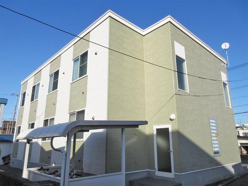 Main exterior of leopalace Harvest Court Miyama