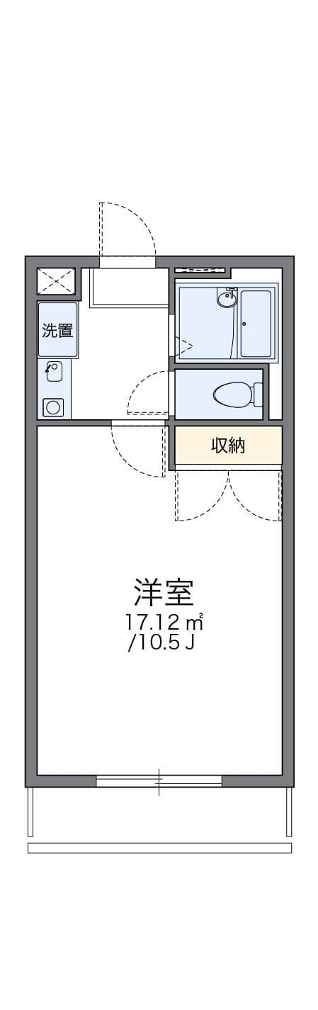 Preview floorplan of leopalace Sakura