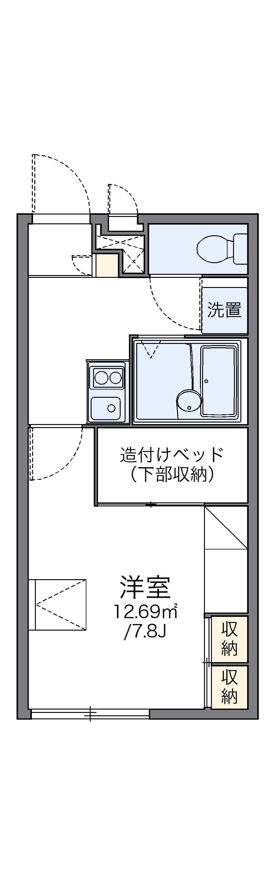 Preview floorplan of leopalace Musashi