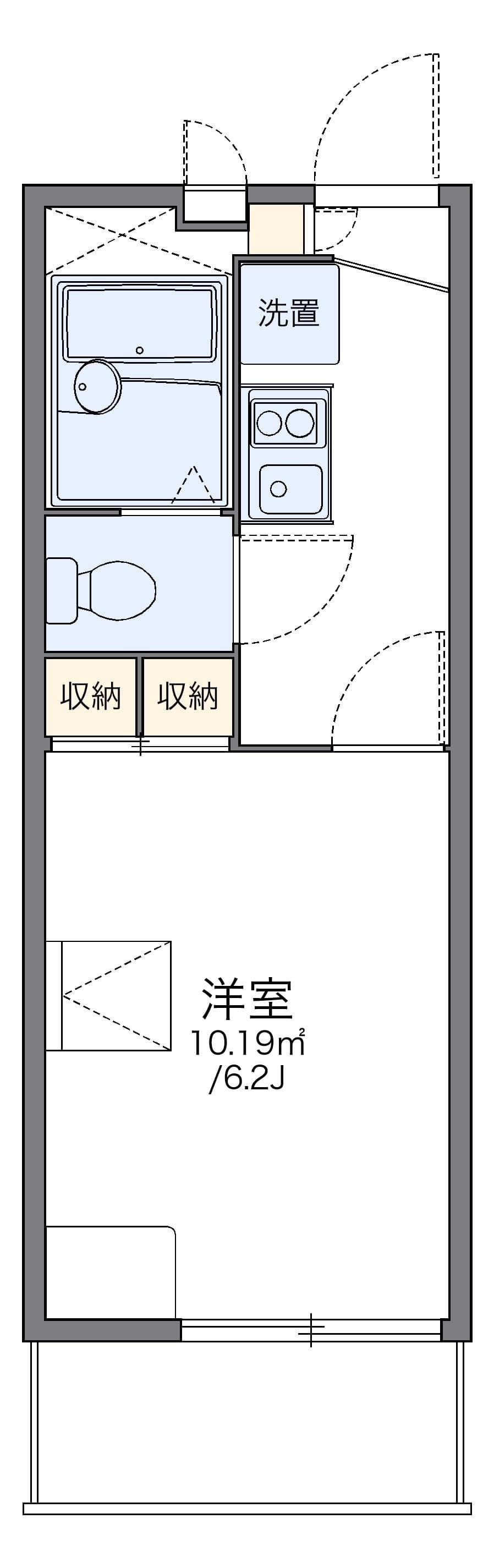 Preview floorplan of leopalace Shiroyashiki 110