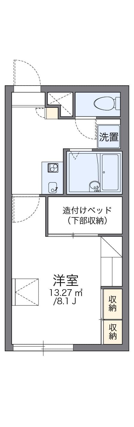 Preview floorplan of leopalace Lucky Hill Hanawa