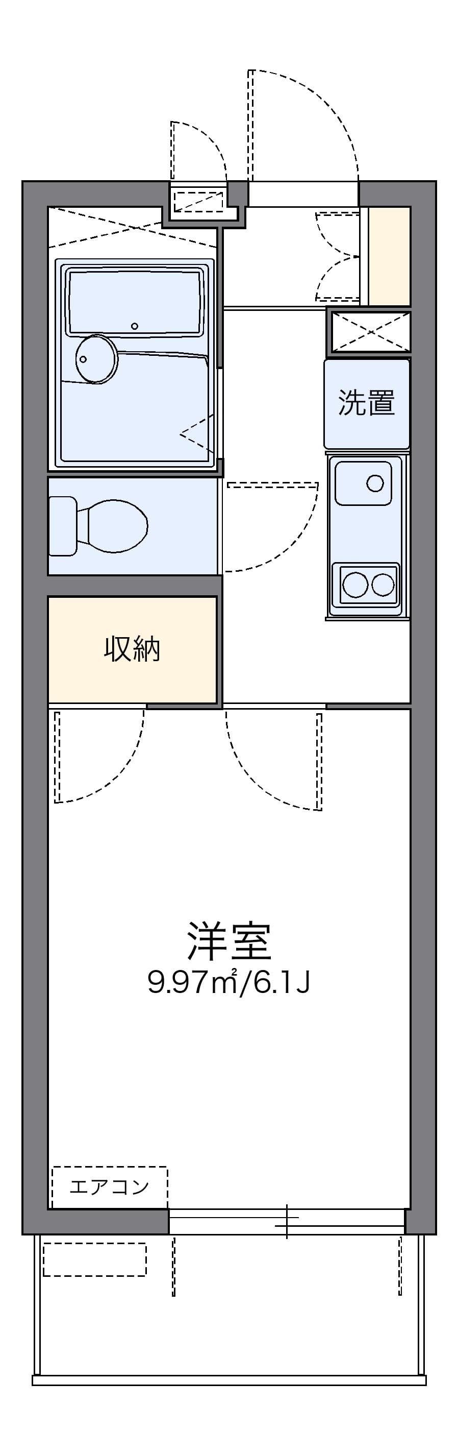 Preview floorplan of leopalace Nishi Nakasu