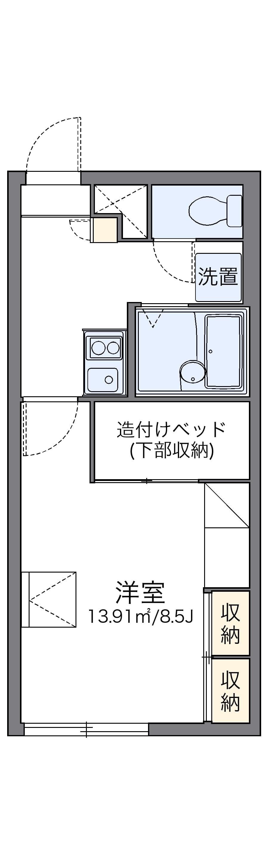 Preview floorplan of leopalace Old River Kiyota
