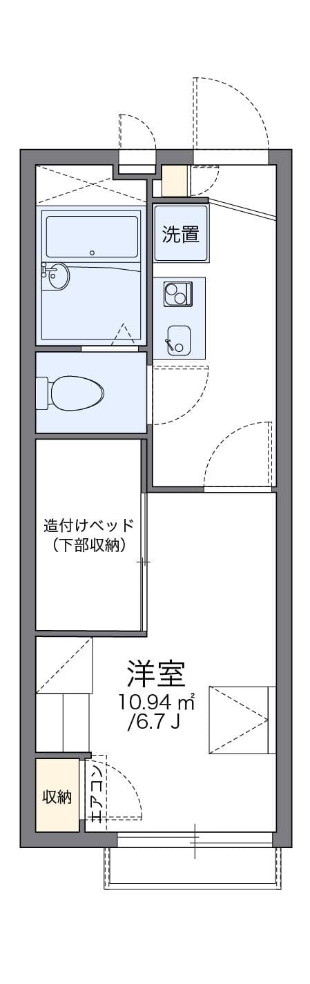 Preview floorplan of leopalace Calm Nagaokakyo