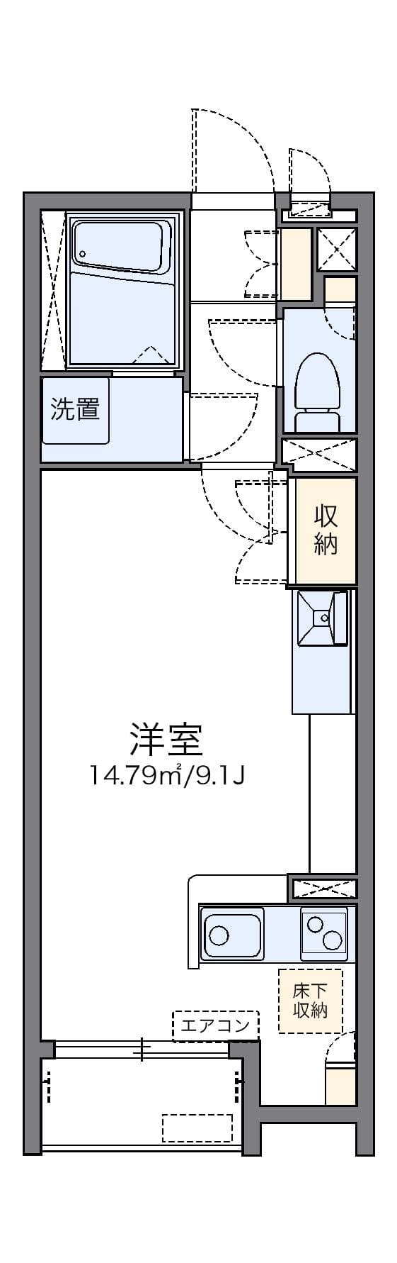 Preview floorplan of LEONEXT Casa Kameyama