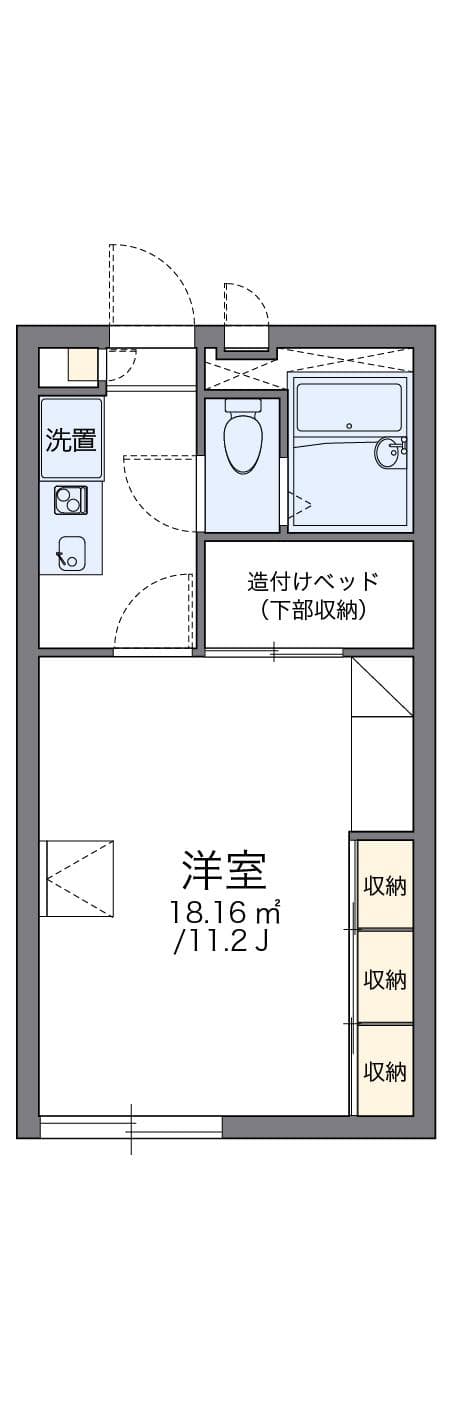 Preview floorplan of leopalace Sky B
