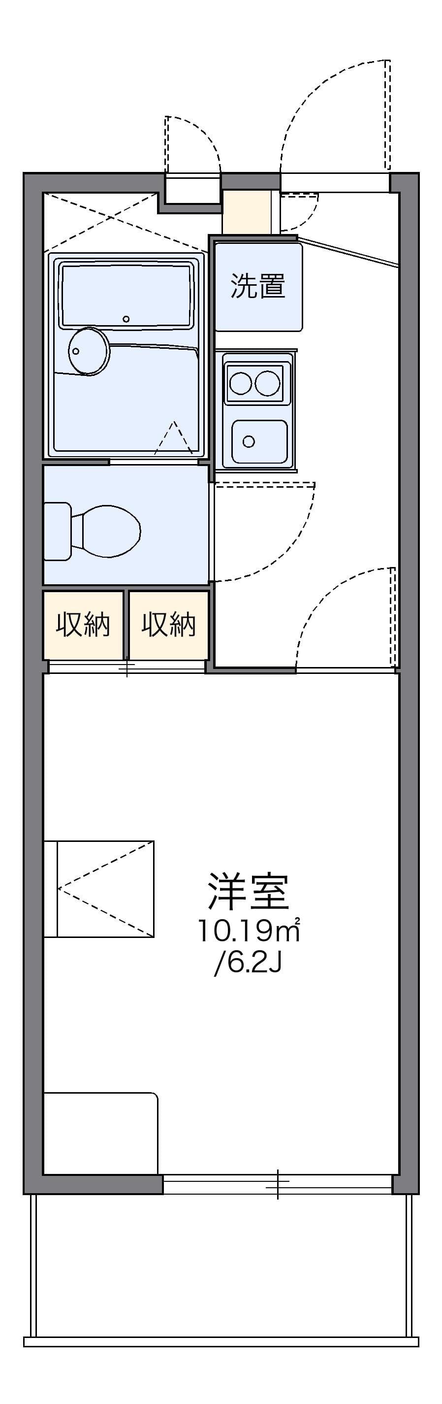 Preview floorplan of leopalace Kirinkan
