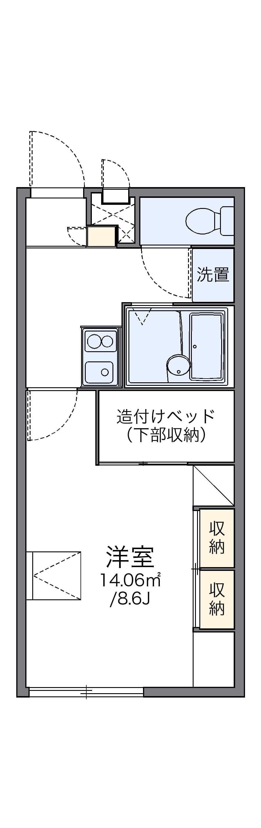 Preview floorplan of leopalace Dear Court