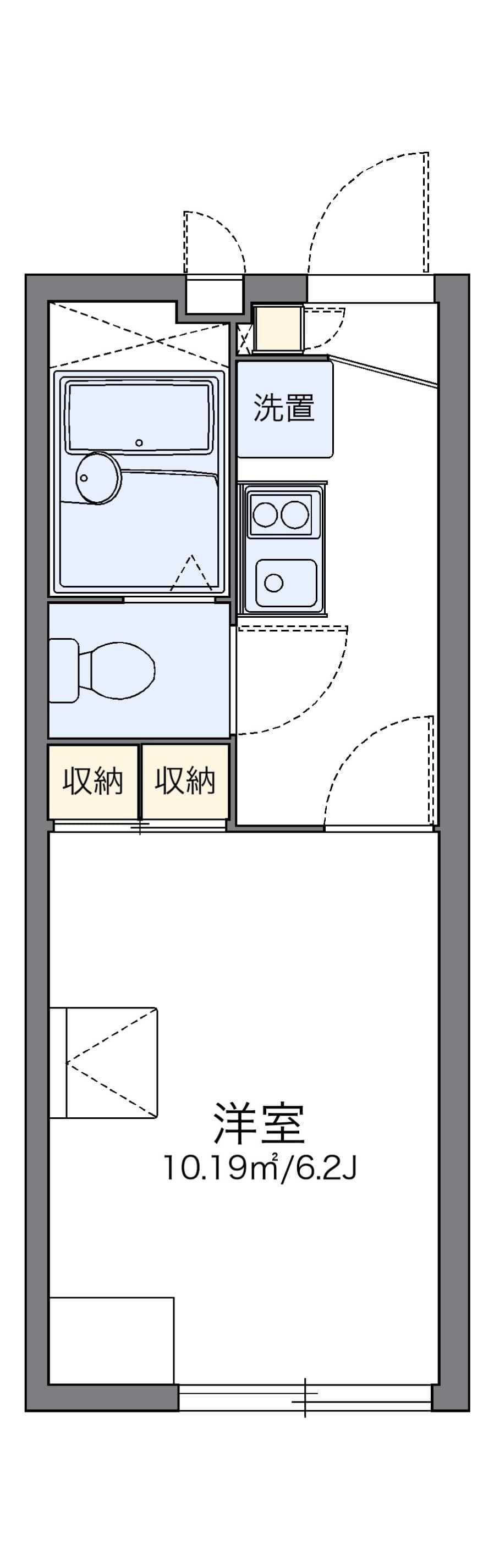 Preview floorplan of leopalace Rapport Fukai