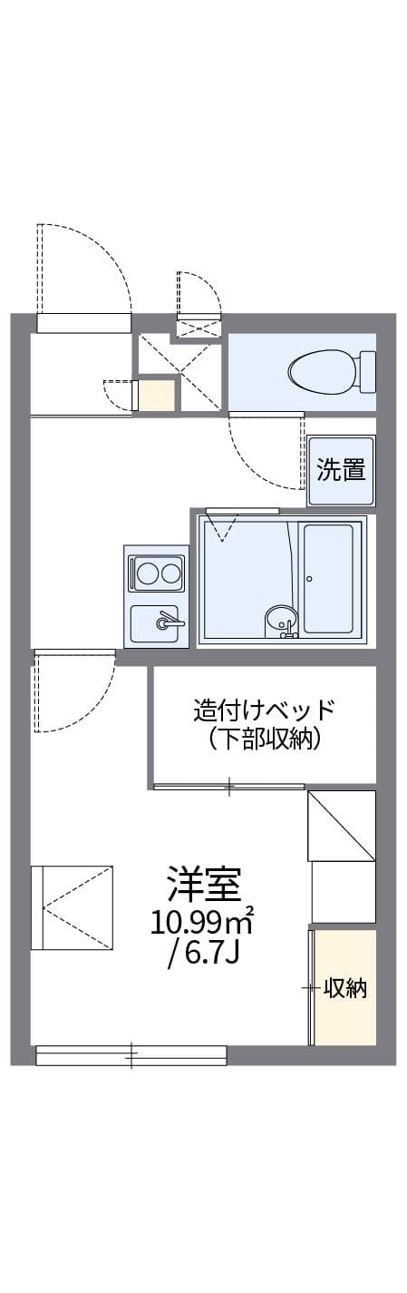 Preview floorplan of leopalace Nishi Gamo