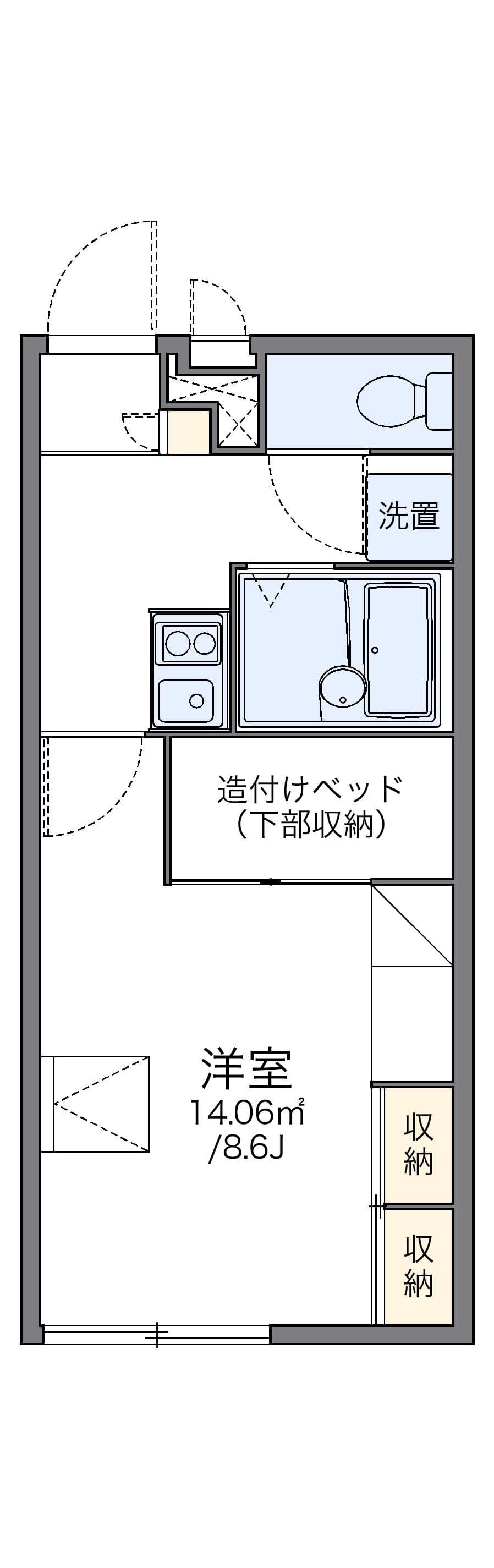 Preview floorplan of leopalace Tamon Mitsuike
