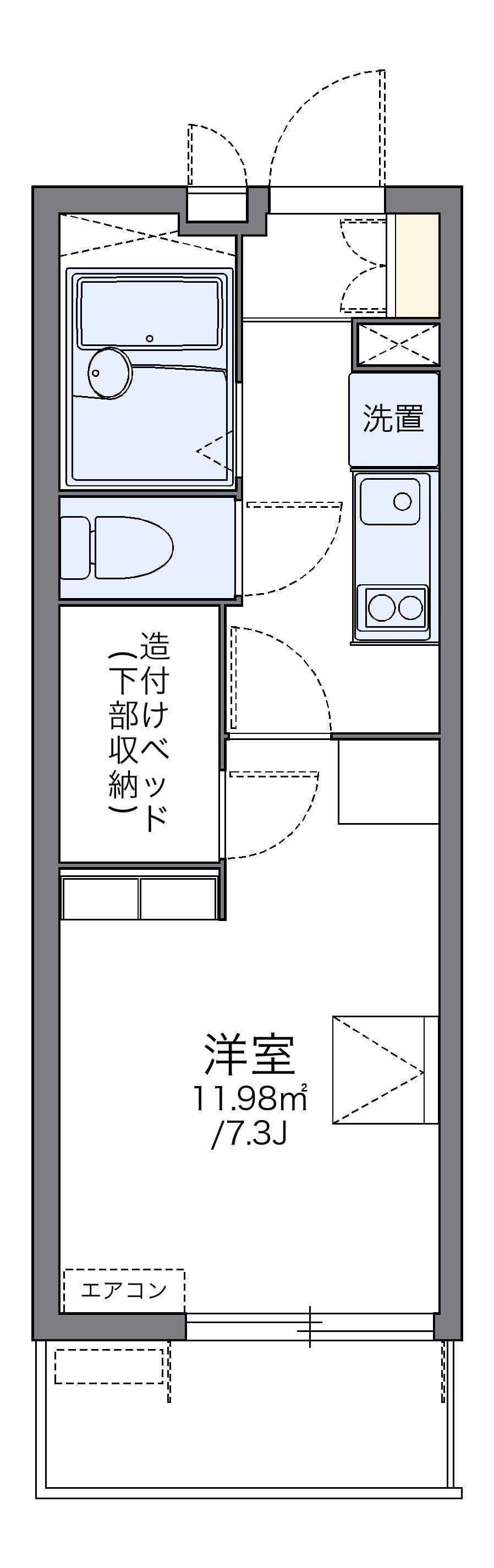Preview floorplan of leopalace Park Town Hokuto