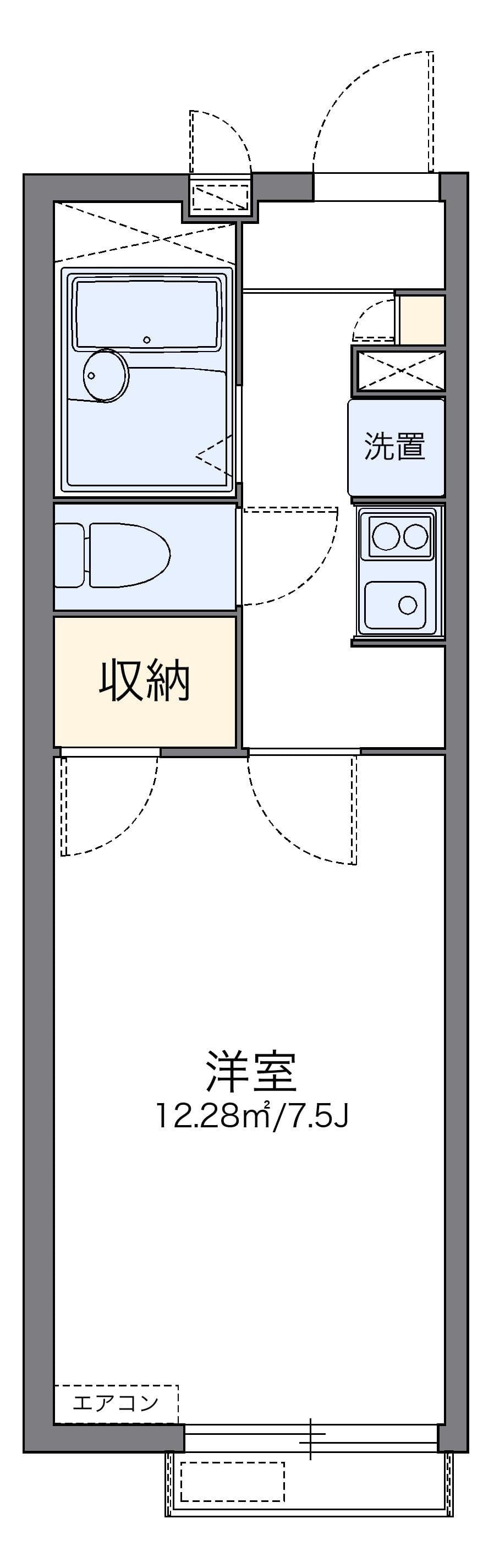 Preview floorplan of leopalace Koshin