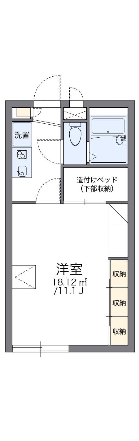 Preview floorplan of leopalace Hyuma