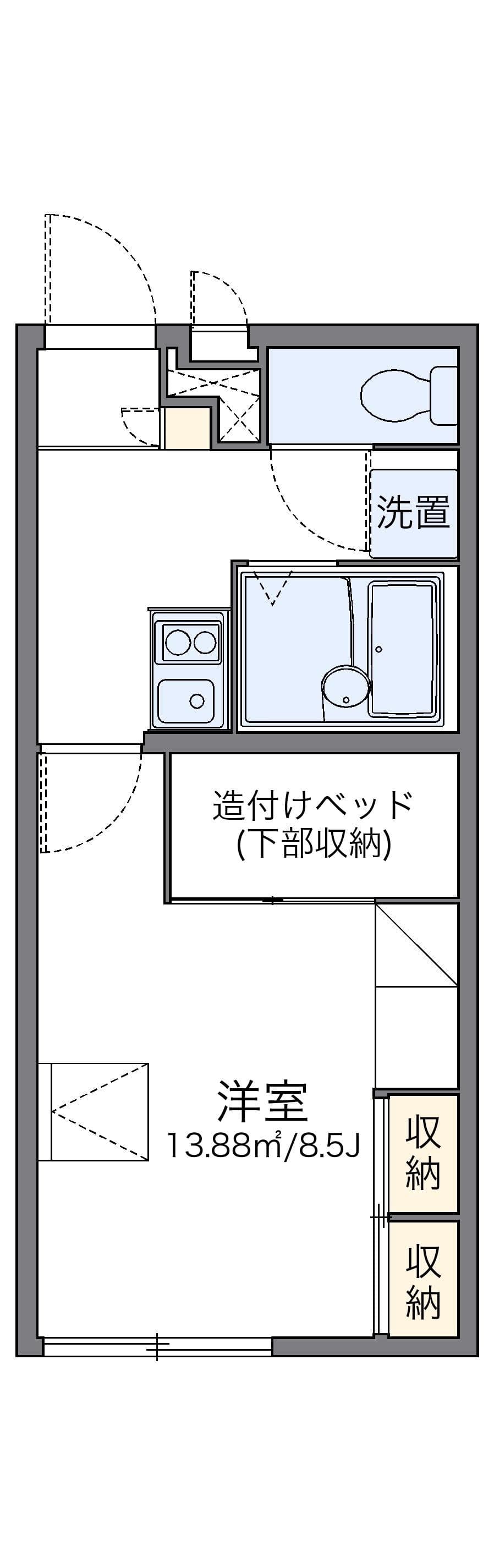 Preview floorplan of leopalace Dear Court Nakano