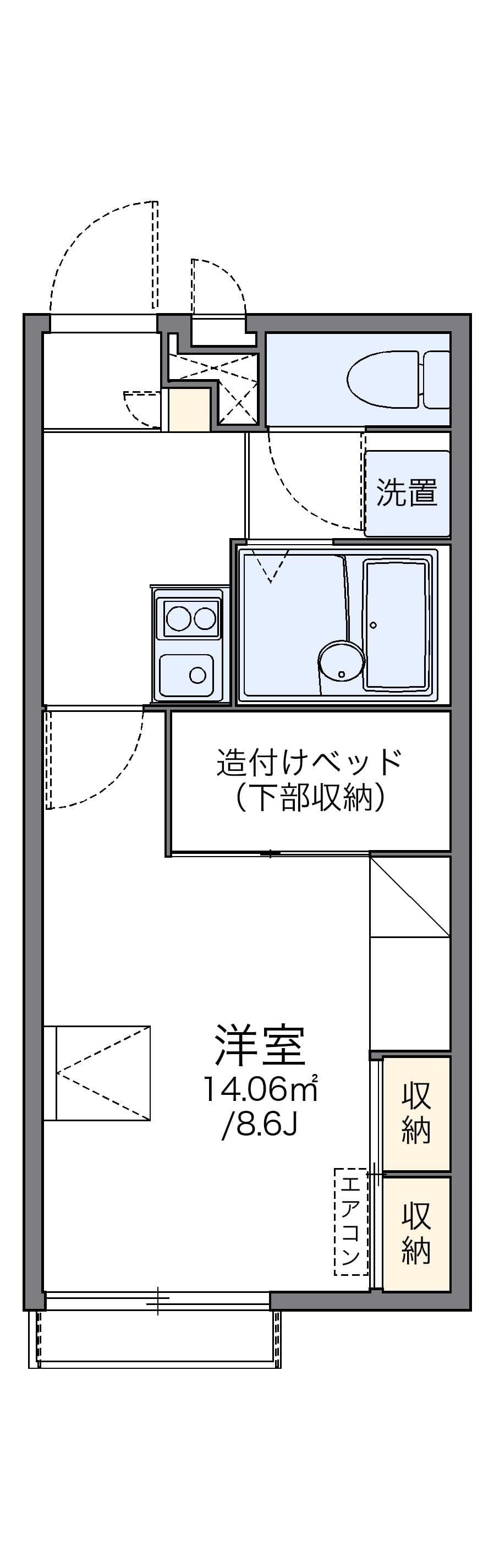 Preview floorplan of leopalace Rainbow Matsugaoka