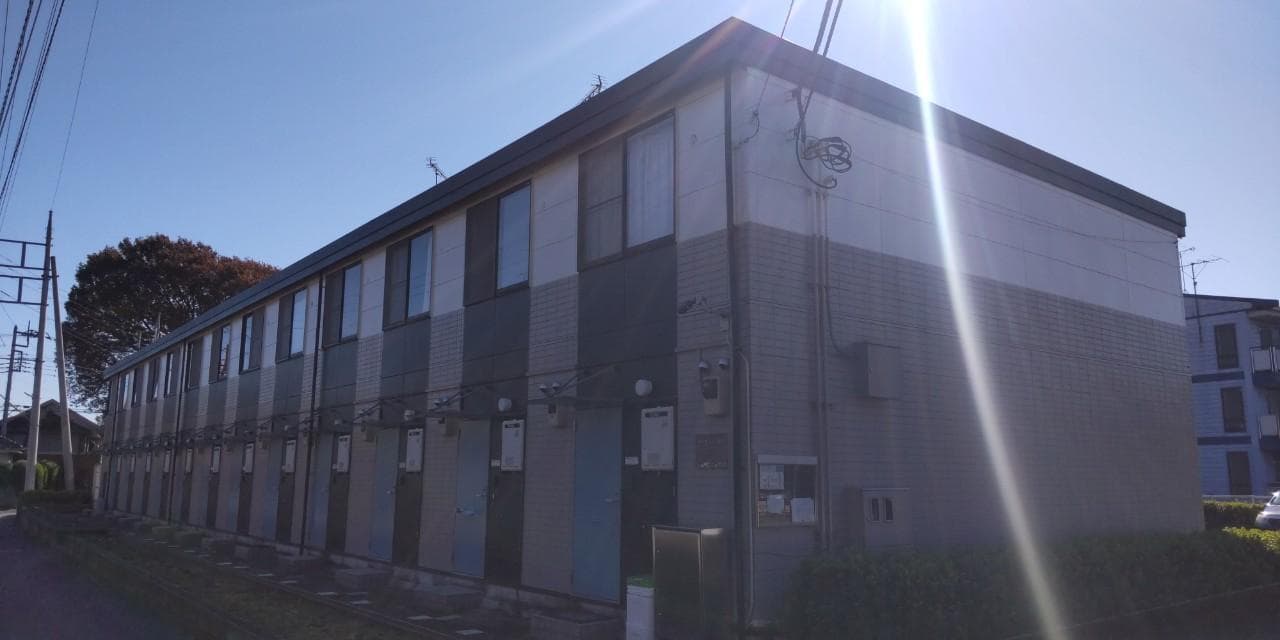 Main exterior of leopalace Ogawa