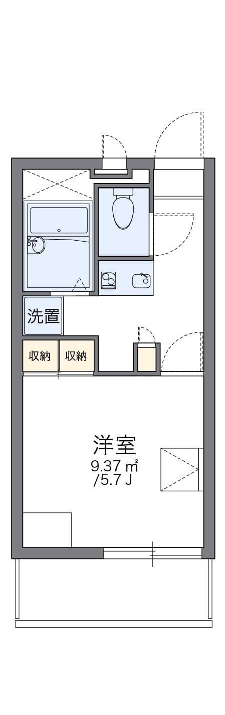 Preview floorplan of leopalace Edelweiss Tennoji