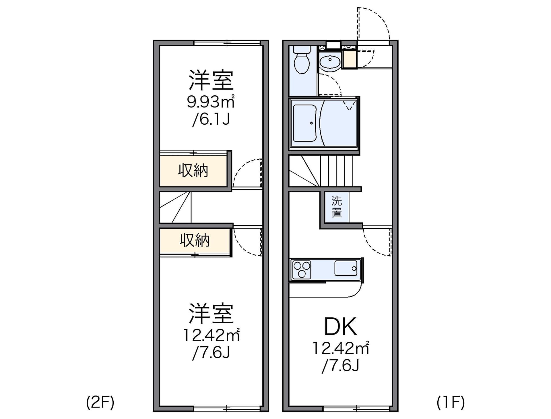 Preview floorplan of leopalace Villa Parc Ichibankan