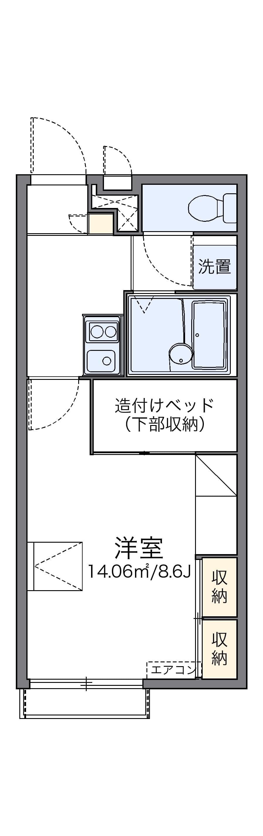 Preview floorplan of leopalace Uozumi Minami