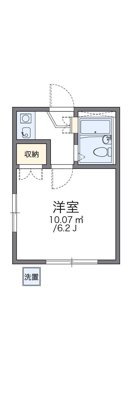 Preview floorplan of leopalace Donko Dai2