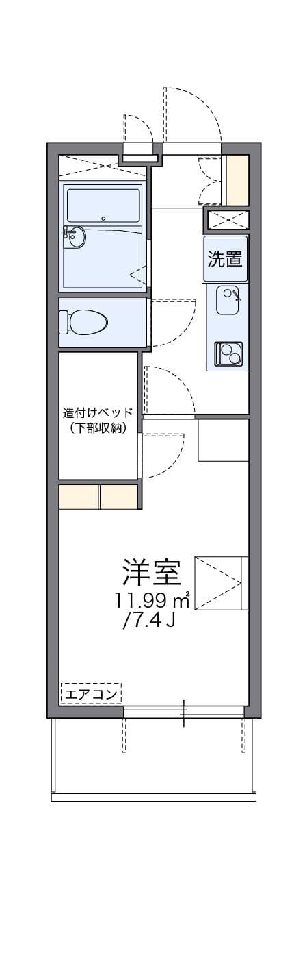 Preview floorplan of leopalace Nakajimacho