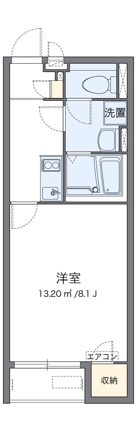 Preview floorplan of CLEINO Uzumasa Tenjingawa