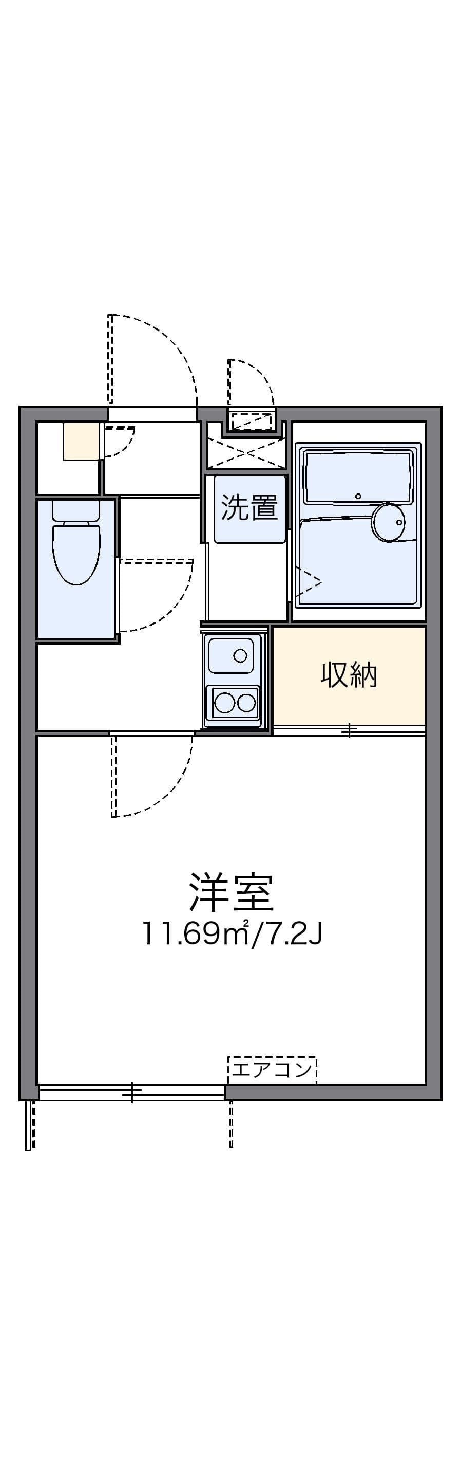 Preview floorplan of leopalace KS Kageyama