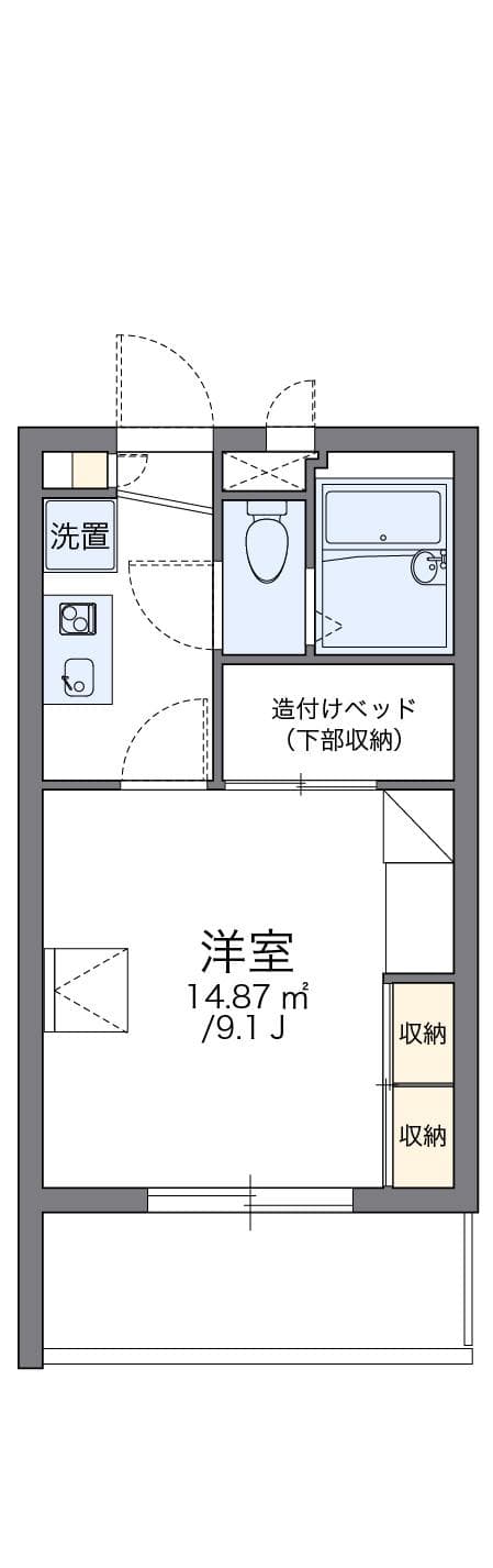 Preview floorplan of leopalace Shintoshin Mekaru