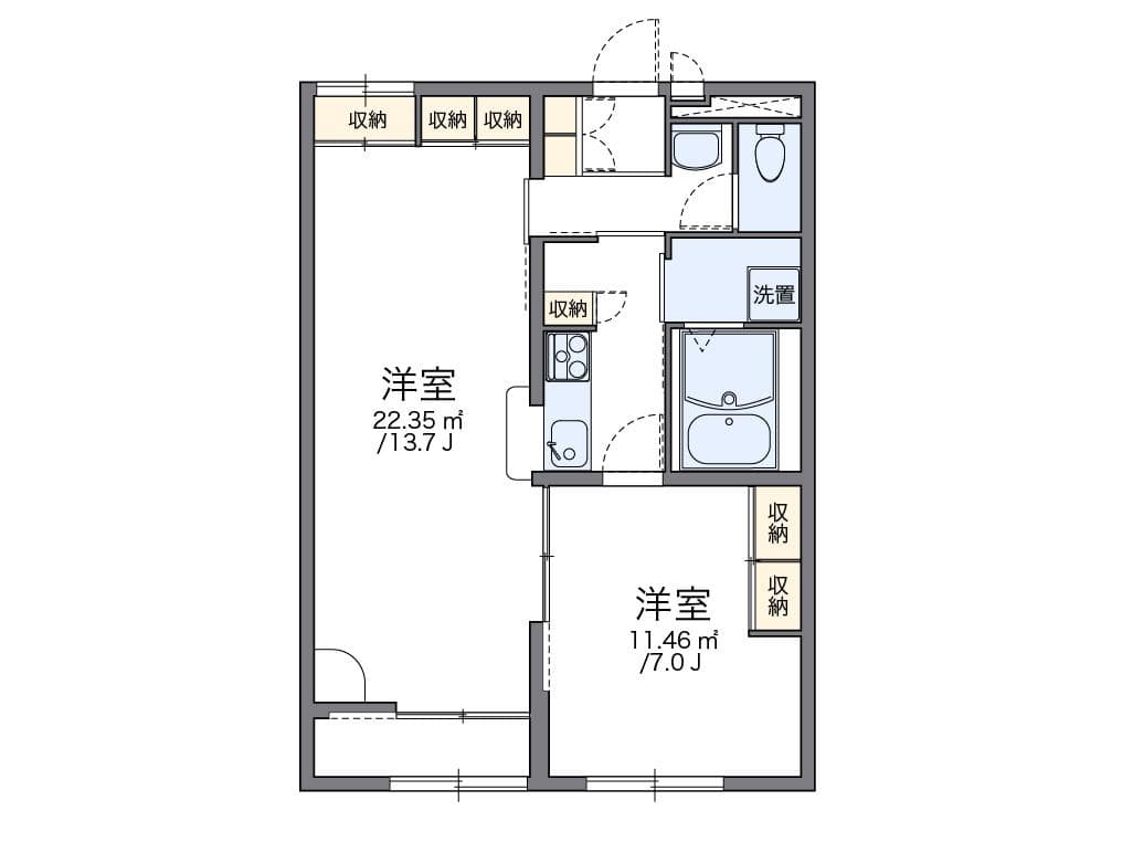 Preview floorplan of leopalace Sun Hai