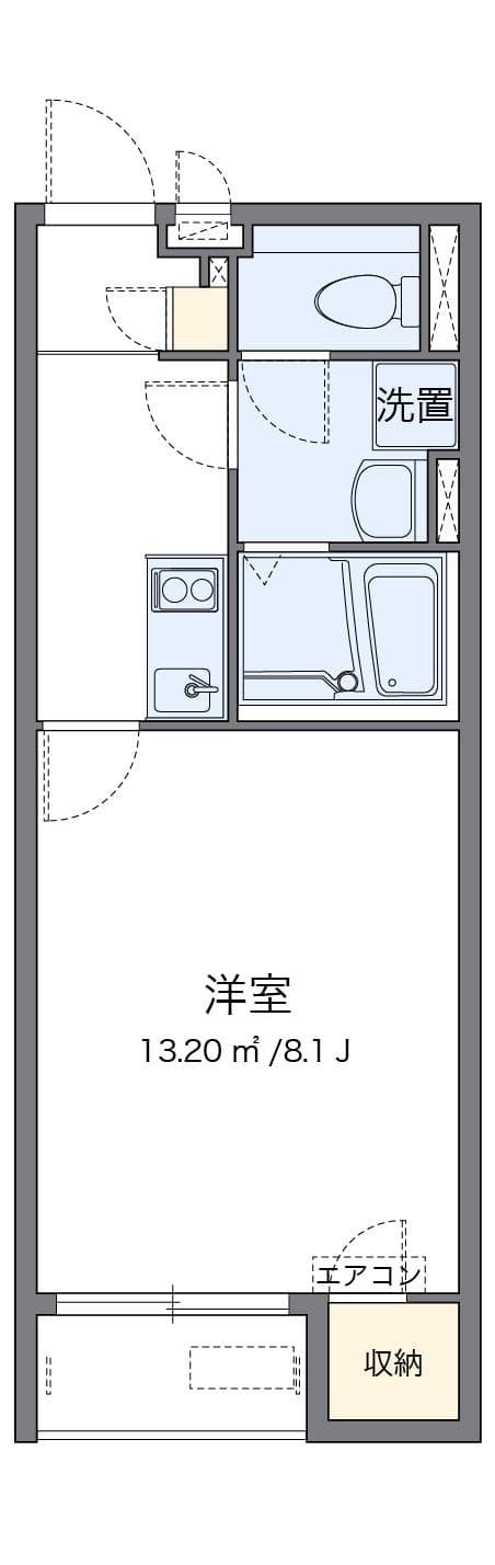Preview floorplan of LEONEXT Higashi Tatsumi II