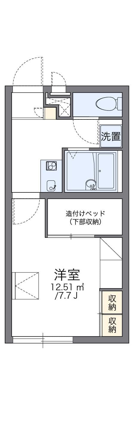 Preview floorplan of leopalace Koharada II