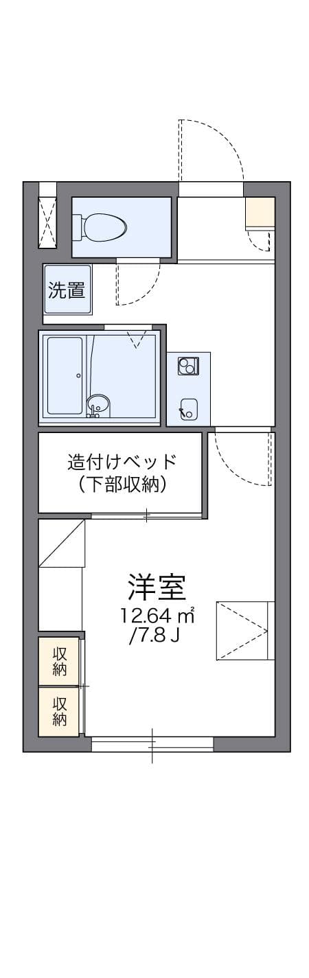 Preview floorplan of leopalace Echizenya