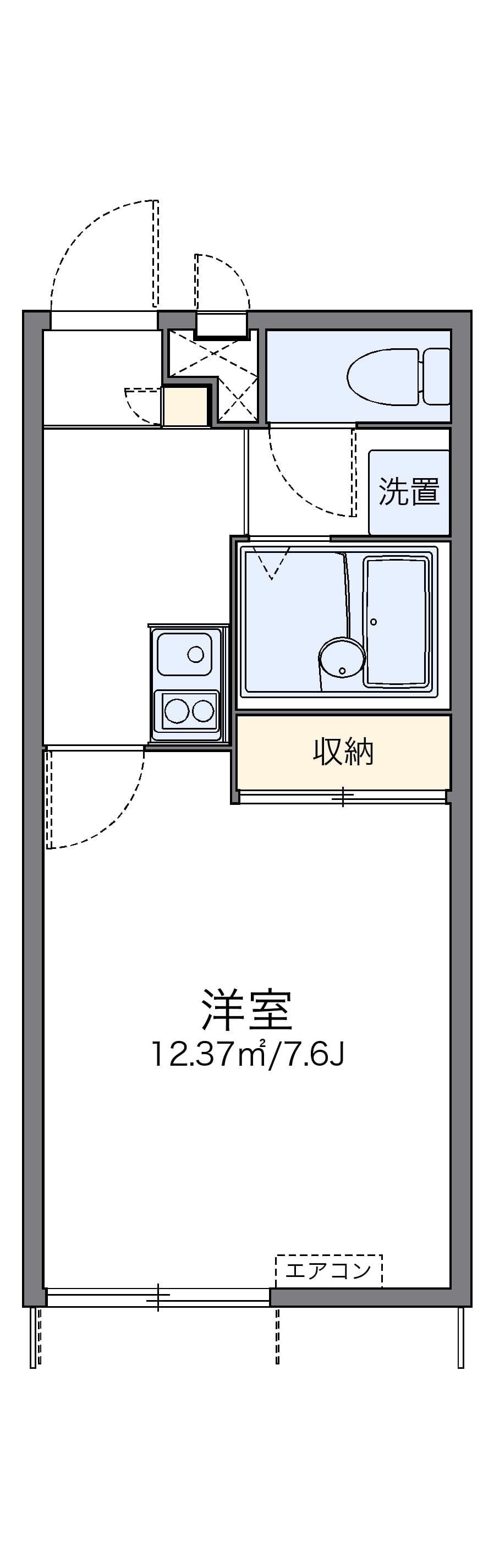 Preview floorplan of leopalace Suehiro Townie