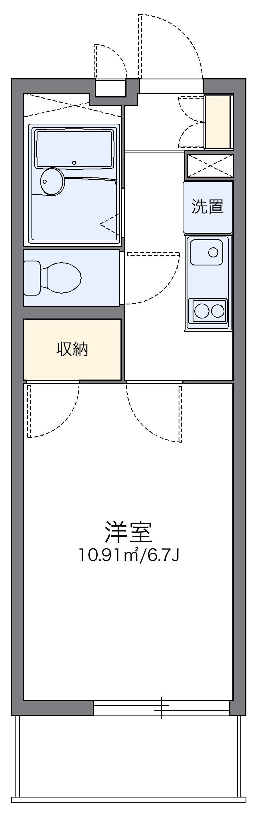 Preview floorplan of leopalace Kyoto Jujyo