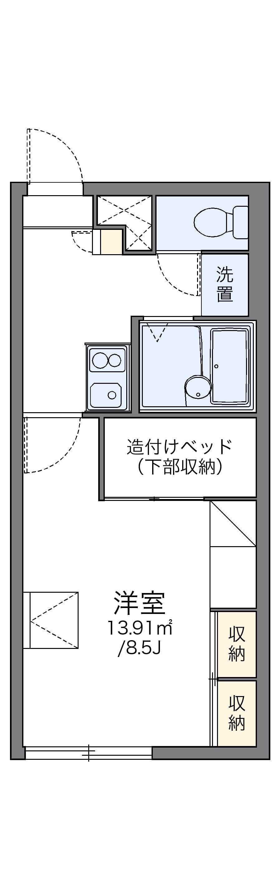 Preview floorplan of leopalace Grand Ville Kotoni